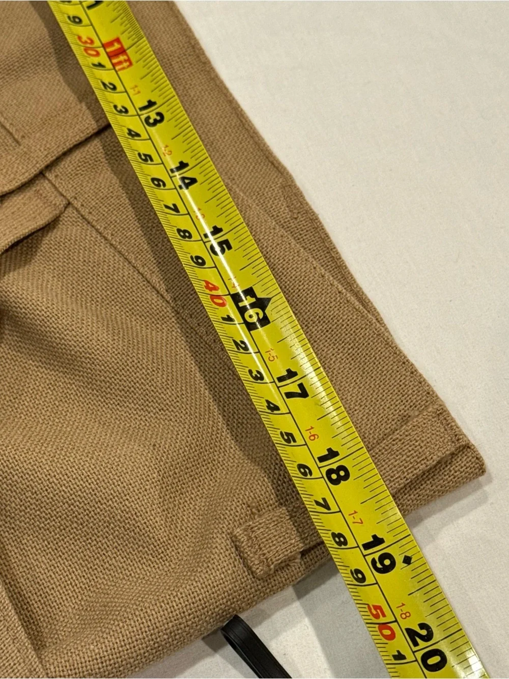 Vintage Levis 1980's 38 Beige Tan Boot Cut Leg khaki Sta-Prest Black & Gold Tag